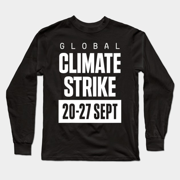 Global Climate Strike Long Sleeve T-Shirt by jordanfaulkner02